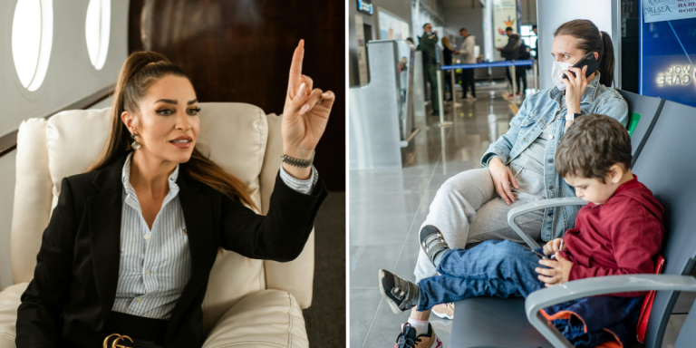 Woman Refuses to Give Her First Class Seat to Mom and Child